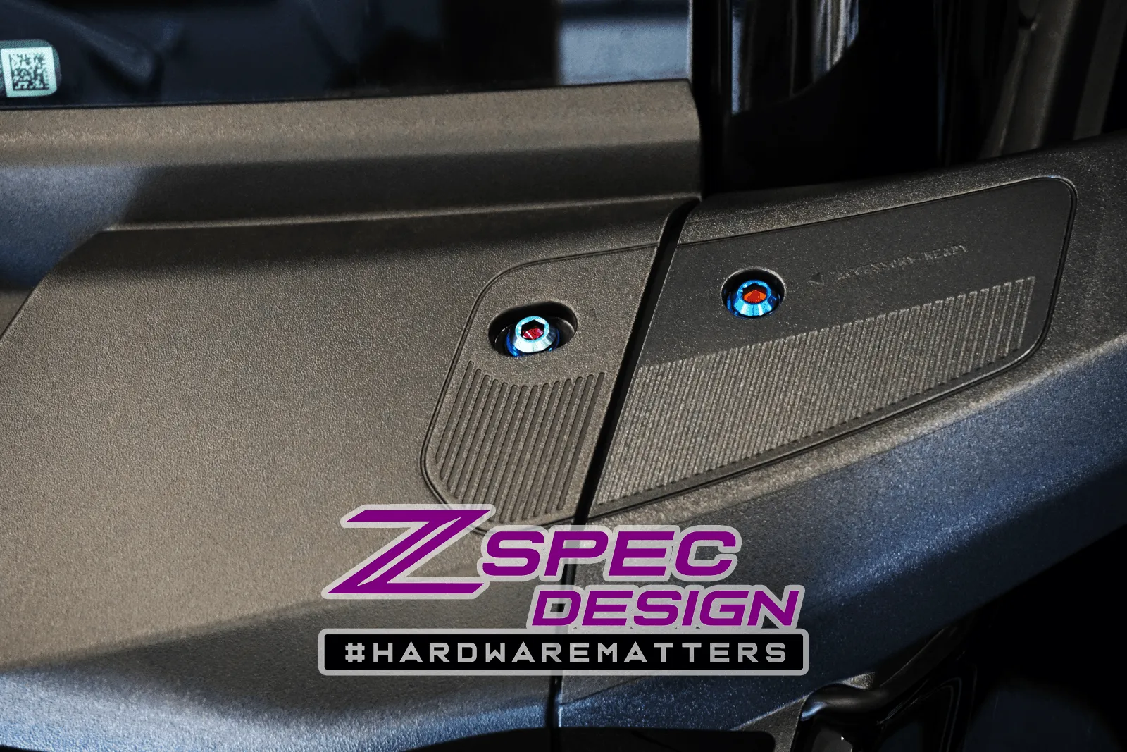 ZSPEC Interior Dress Up Bolts® Fastener Kit for 21  Ford Bronco 2.7L, Titanium & Billet