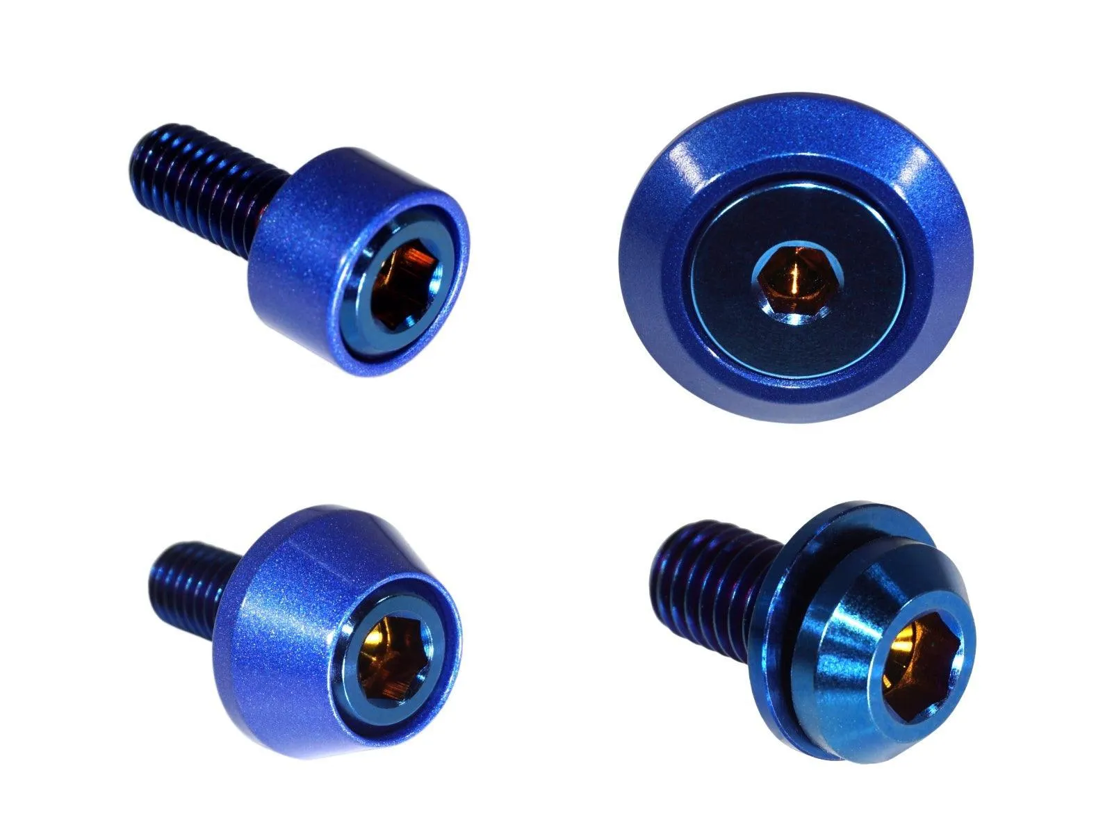 ZSPEC Interior Dress Up Bolts® Fastener Kit for 21  Ford Bronco 2.7L, Titanium & Billet