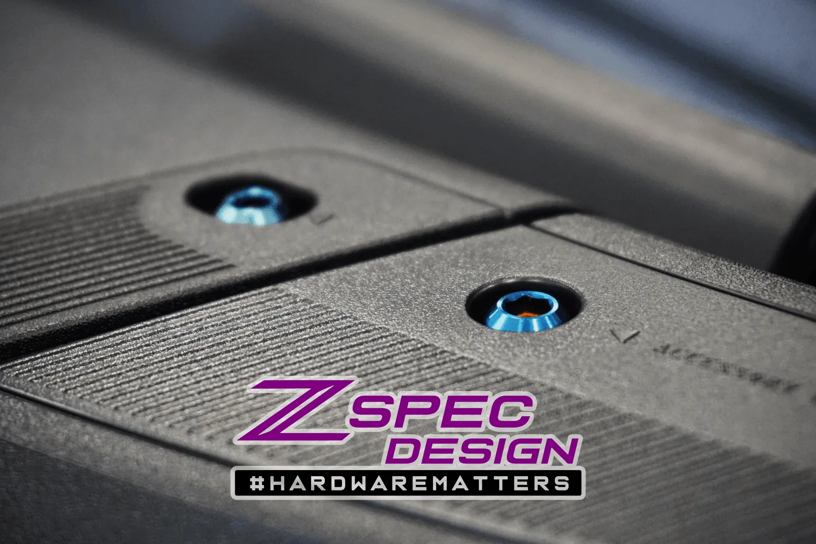 ZSPEC Interior Dress Up Bolts® Fastener Kit for 21  Ford Bronco 2.7L, Titanium & Billet