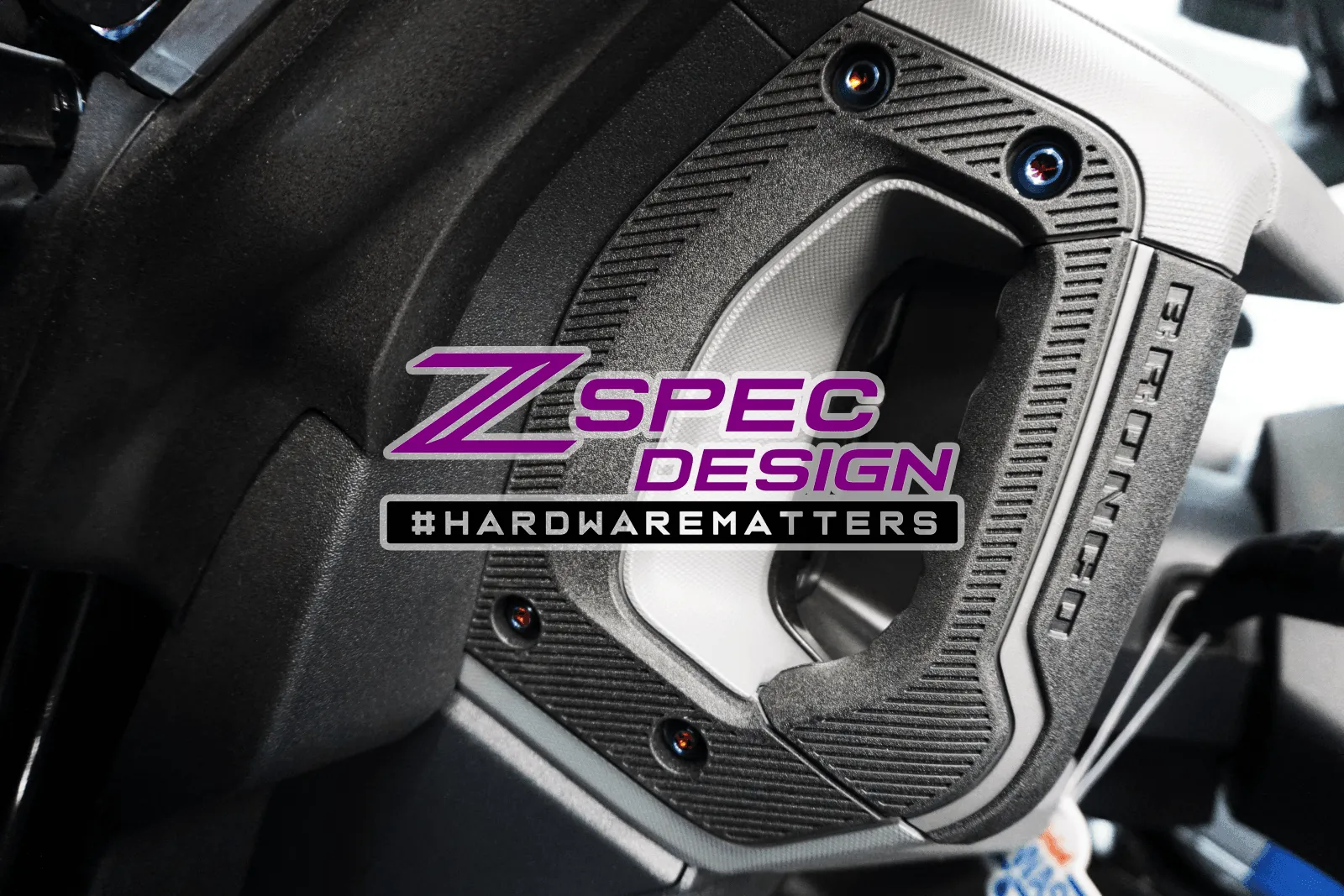 ZSPEC Interior Dress Up Bolts® Fastener Kit for 21  Ford Bronco 2.7L, Titanium & Billet