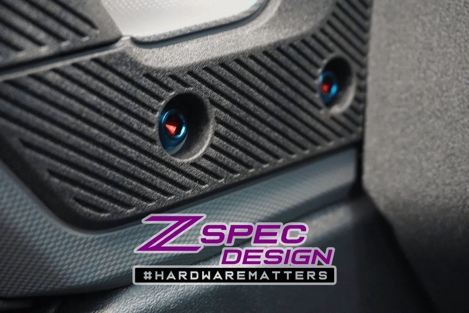 ZSPEC Interior Dress Up Bolts® Fastener Kit for 21  Ford Bronco 2.7L, Titanium & Billet