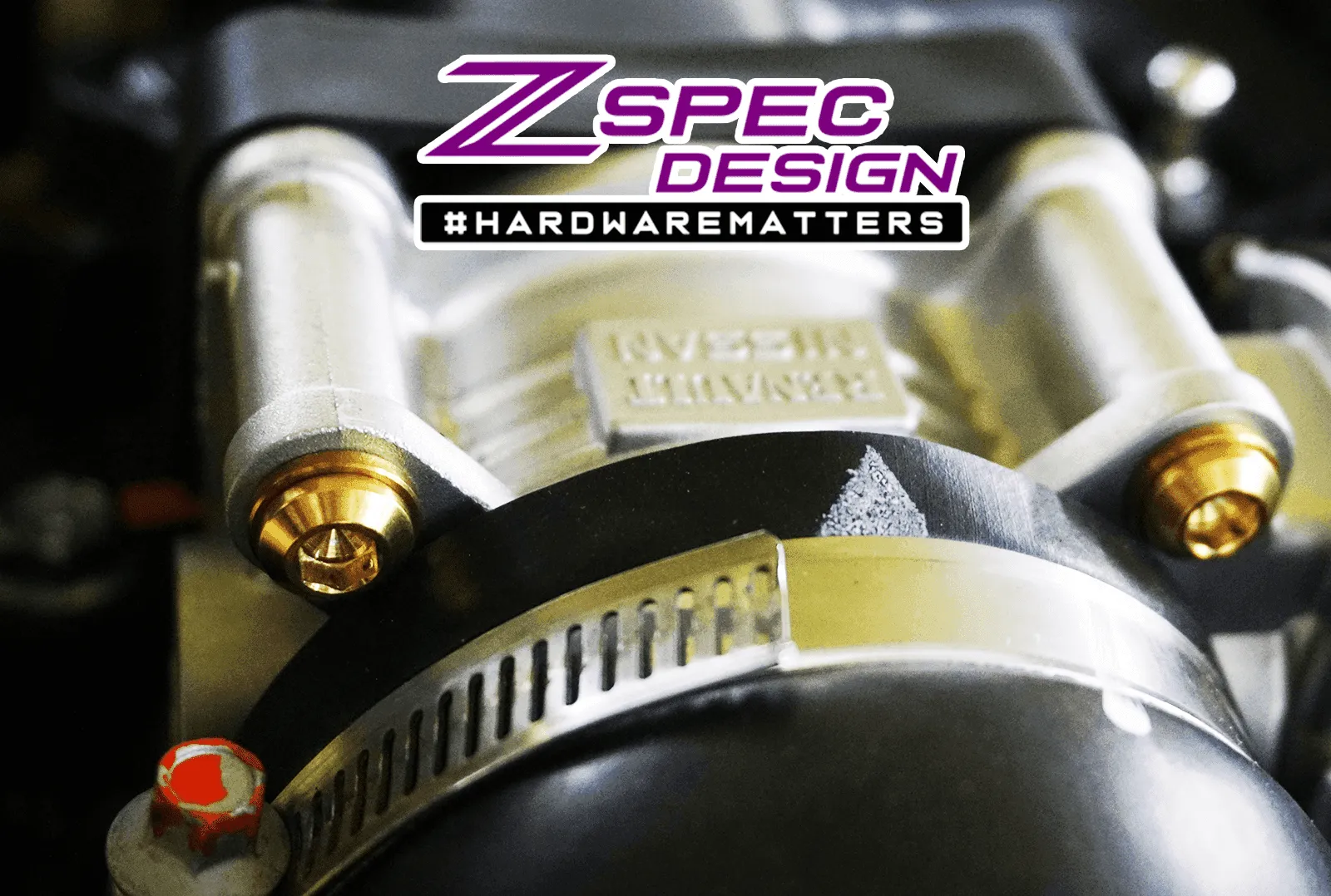 ZSPEC "Stage 2" Dress Up Bolts® Hardware Kit for Nissan Z RZ34, Titanium & Billet