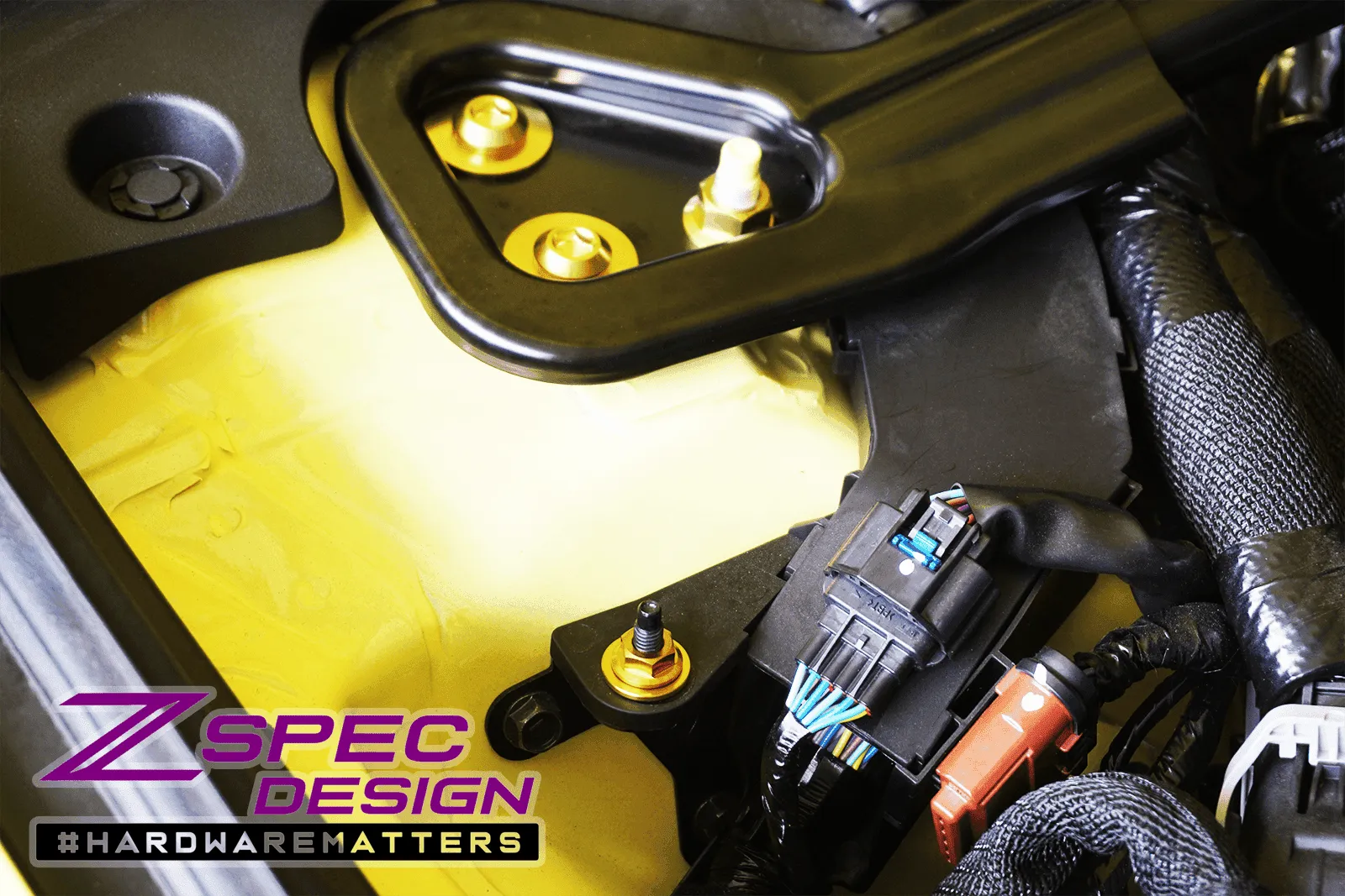 ZSPEC "Stage 2" Dress Up Bolts® Hardware Kit for Nissan Z RZ34, Titanium & Billet