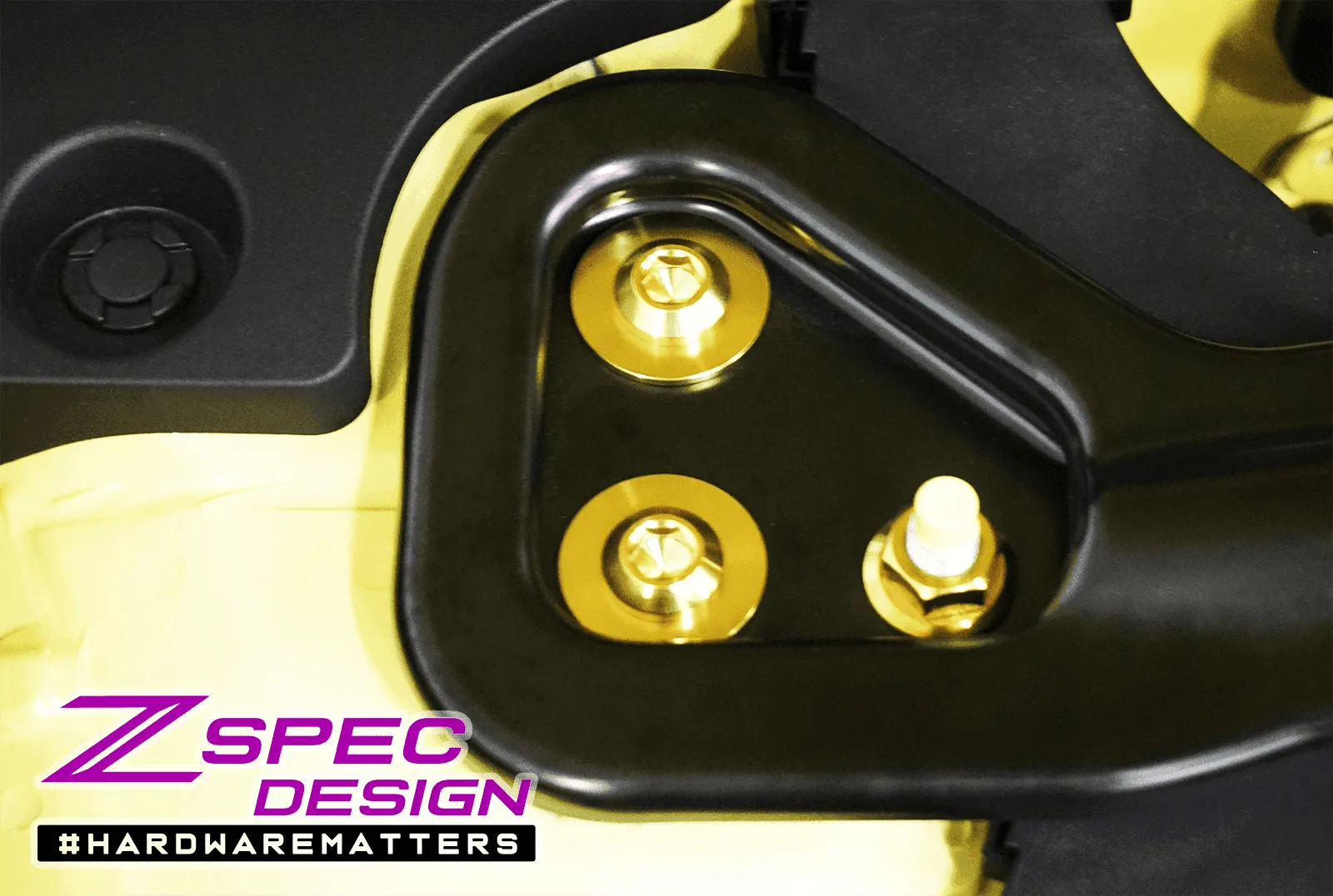 ZSPEC "Stage 2" Dress Up Bolts® Hardware Kit for Nissan Z RZ34, Titanium & Billet