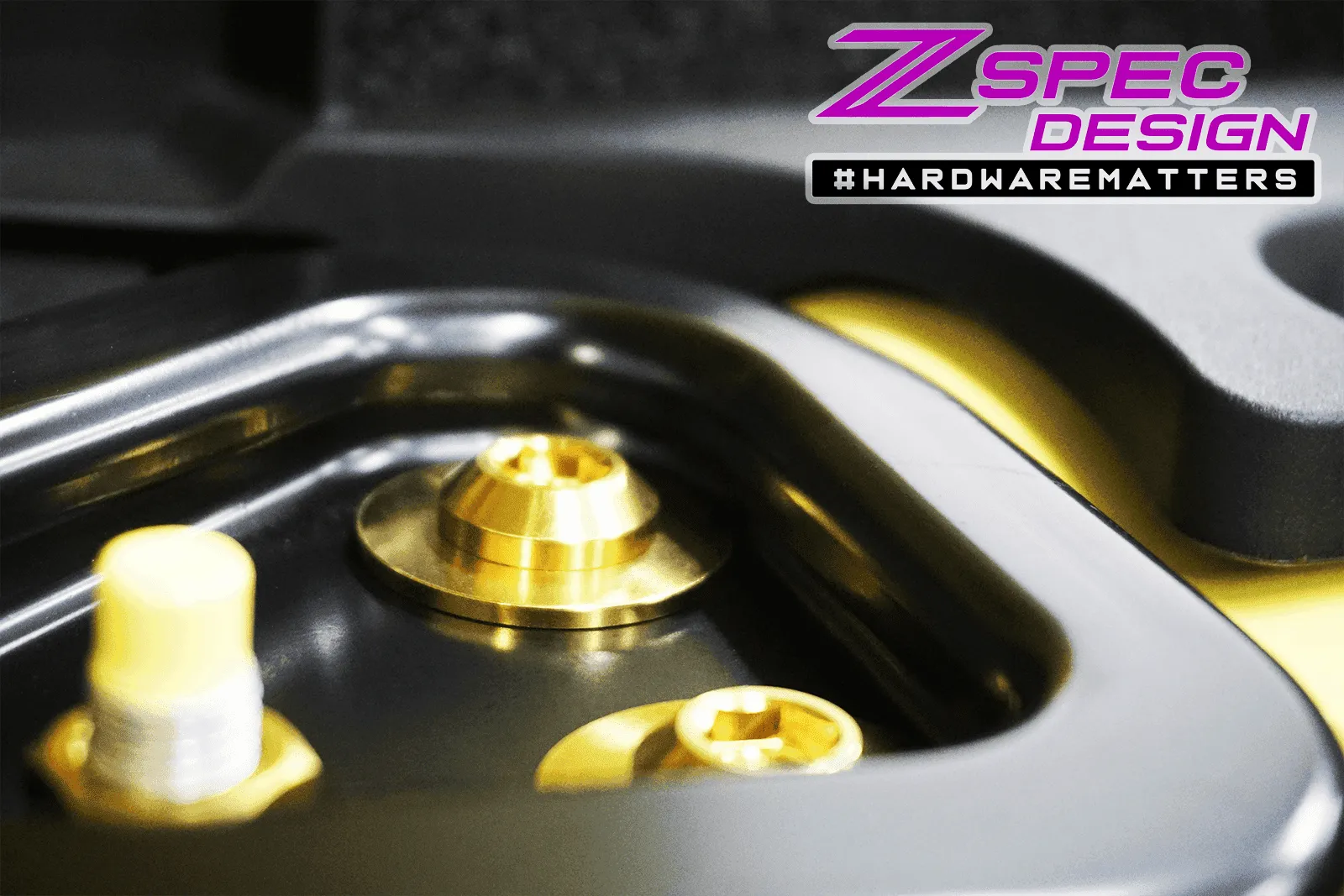 ZSPEC "Stage 2" Dress Up Bolts® Hardware Kit for Nissan Z RZ34, Titanium & Billet