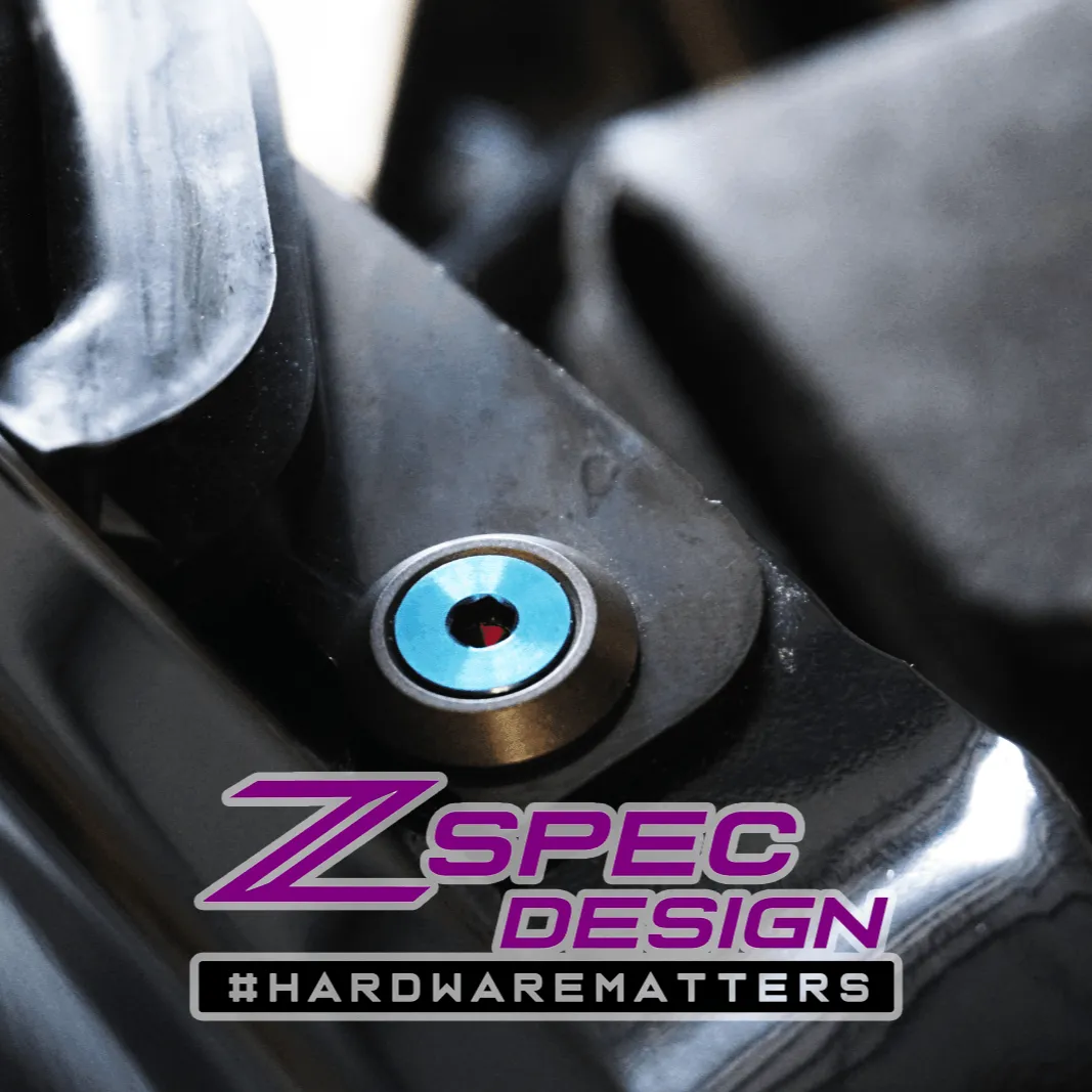 ZSPEC "Stage 3" Dress Up Bolts® Fastener Kit for 21  Ford Bronco 2.7L, Titanium & Billet