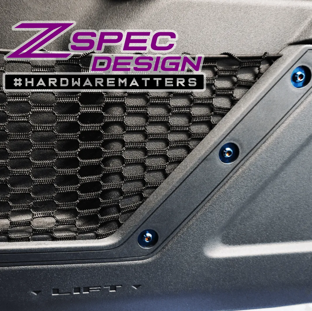 ZSPEC "Stage 3" Dress Up Bolts® Fastener Kit for 21  Ford Bronco 2.7L, Titanium & Billet