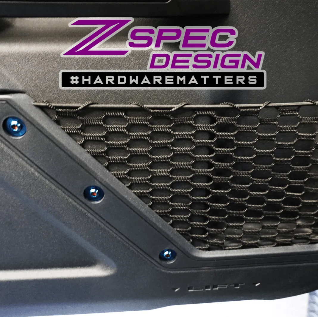 ZSPEC "Stage 3" Dress Up Bolts® Fastener Kit for 21  Ford Bronco 2.7L, Titanium & Billet