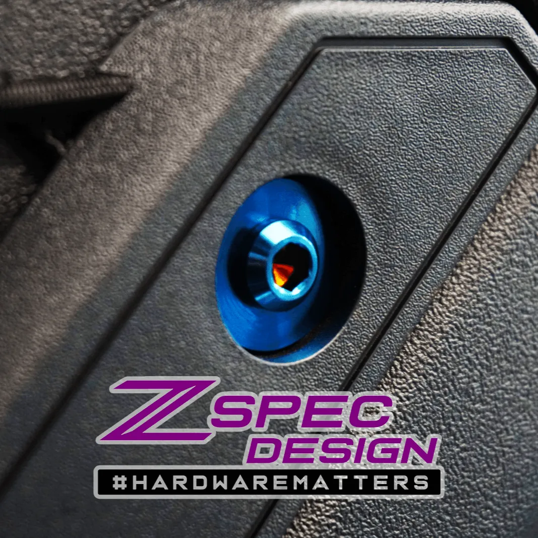 ZSPEC "Stage 3" Dress Up Bolts® Fastener Kit for 21  Ford Bronco 2.7L, Titanium & Billet