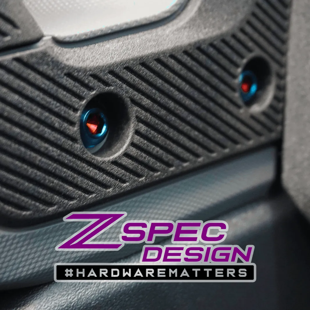ZSPEC "Stage 3" Dress Up Bolts® Fastener Kit for 21  Ford Bronco 2.7L, Titanium & Billet