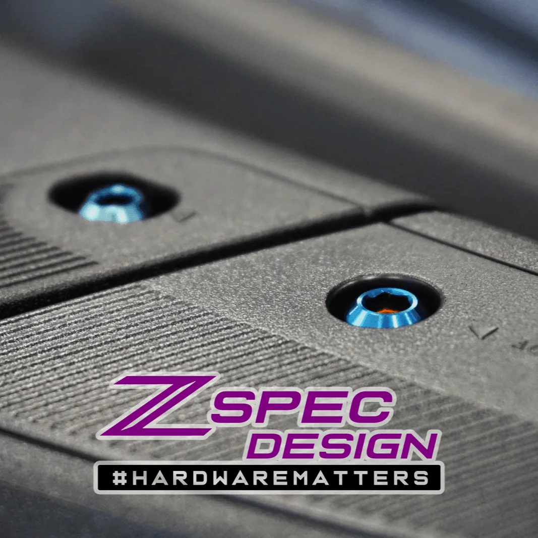ZSPEC "Stage 3" Dress Up Bolts® Fastener Kit for 21  Ford Bronco 2.7L, Titanium & Billet