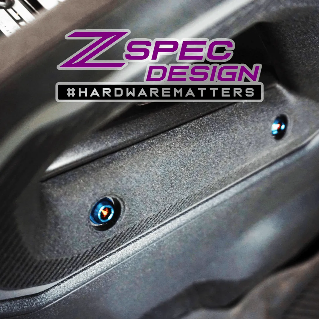 ZSPEC "Stage 3" Dress Up Bolts® Fastener Kit for 21  Ford Bronco 2.7L, Titanium & Billet