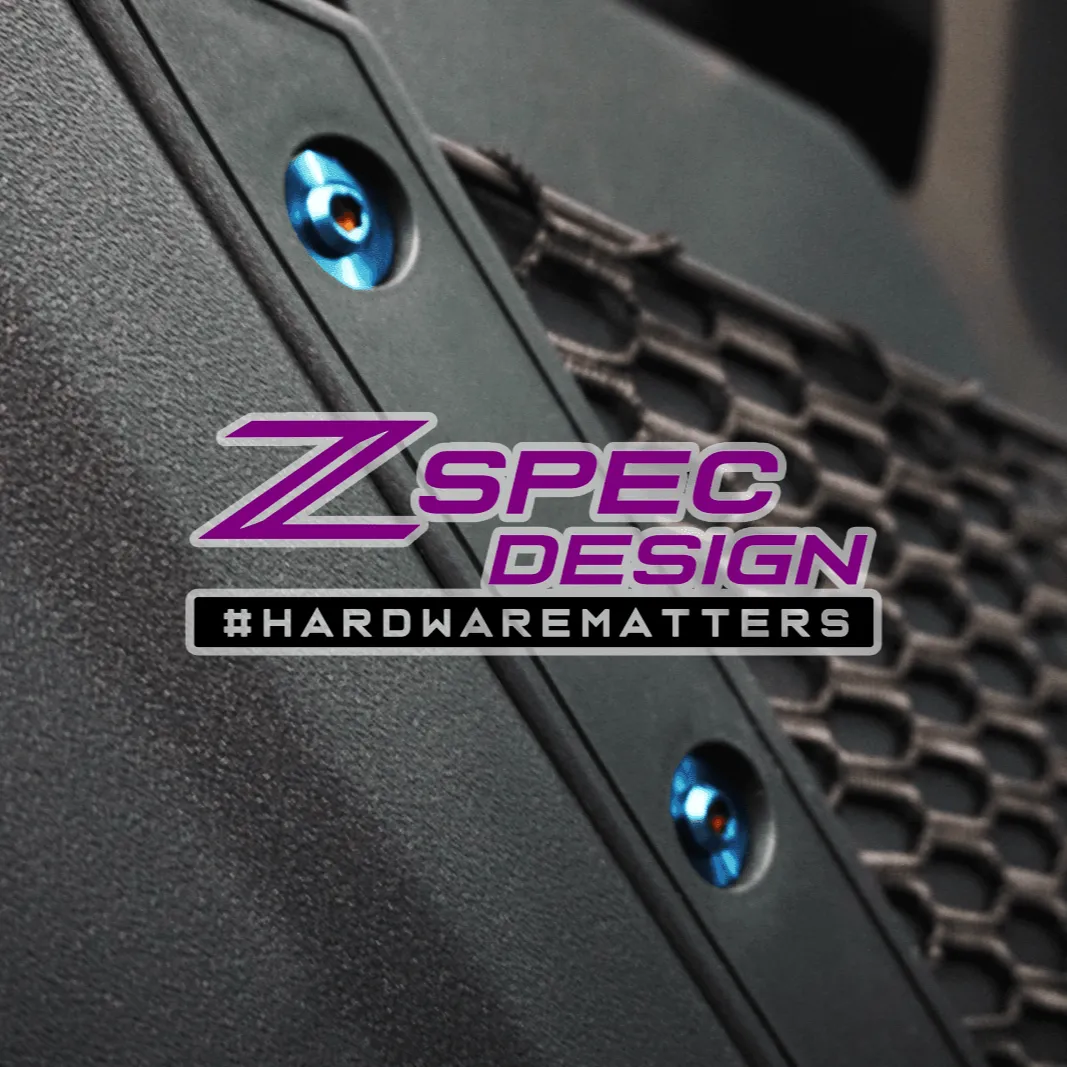 ZSPEC "Stage 3" Dress Up Bolts® Fastener Kit for 21  Ford Bronco 2.7L, Titanium & Billet