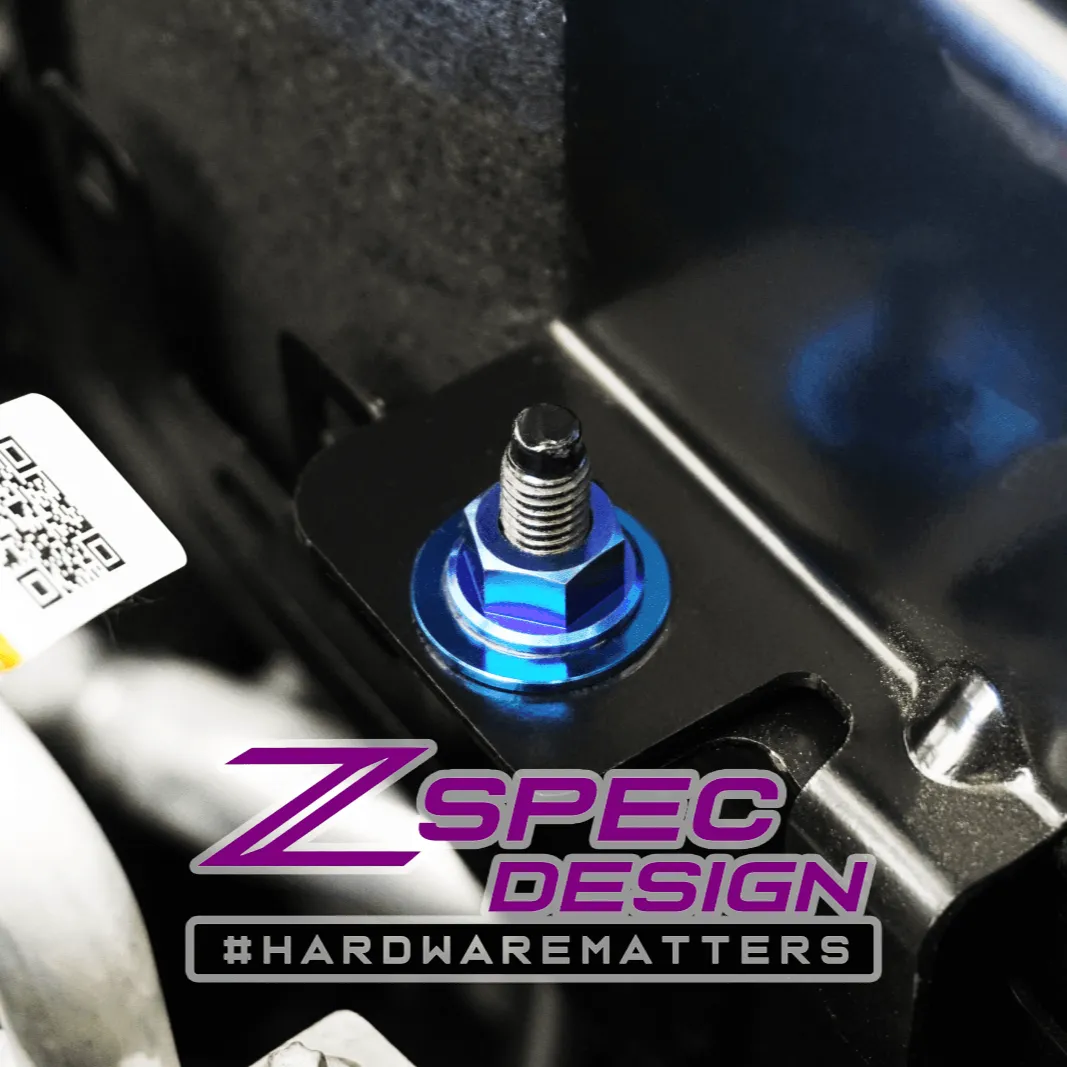 ZSPEC "Stage 3" Dress Up Bolts® Fastener Kit for 21  Ford Bronco 2.7L, Titanium & Billet