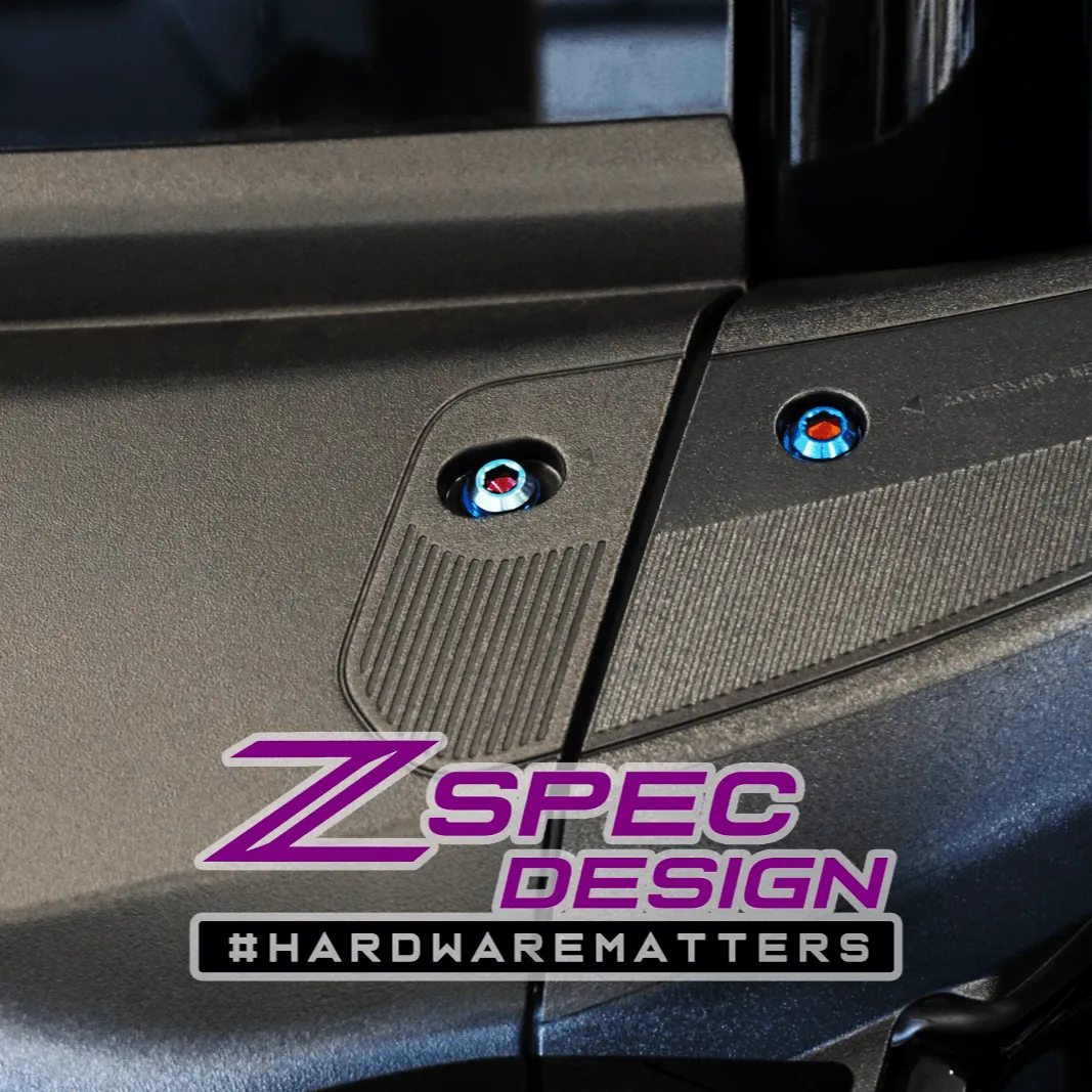 ZSPEC "Stage 3" Dress Up Bolts® Fastener Kit for 21  Ford Bronco 2.7L, Titanium & Billet
